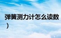 弹簧测力计怎么读数（弹簧测力计的读数方法）