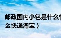 邮政国内小包是什么快递（邮政国内小包是什么快递淘宝）