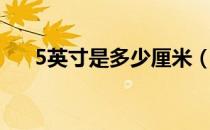 5英寸是多少厘米（5英寸为多少厘米）