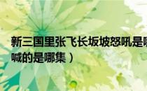 新三国里张飞长坂坡怒吼是哪一集（新三国张飞长坂坡一声喊的是哪集）