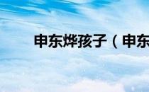 申东烨孩子（申东烨遭遇什么事？）
