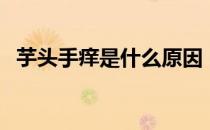 芋头手痒是什么原因（芋头手痒怎么处理）