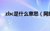 zbc是什么意思（网络用语zbc怎么解释）