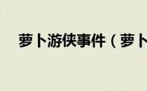 萝卜游侠事件（萝卜游侠是什么东西？）