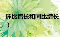 环比增长和同比增长（环比增长是什么意思？）