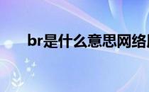 br是什么意思网络用语 br是什么意思