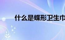 什么是蝶形卫生巾（什么是蝶形？）