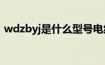 wdzbyj是什么型号电线 wdzbyj是什么电线
