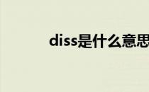 diss是什么意思（diss的含义）