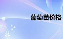 葡萄苗价格 葡萄苗价格