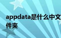 appdata是什么中文名称 appdata是什么文件夹