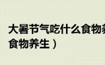 大暑节气吃什么食物养生（大暑节气要吃什么食物养生）