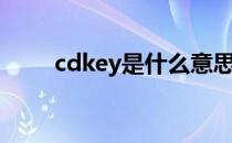 cdkey是什么意思（cdkey是什么）
