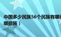 中国多少民族56个民族有哪些族（中国多少民族57个民族有哪些族）