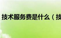 技术服务费是什么（技术服务费是什么意思）