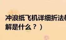 冲浪纸飞机详细折法教程（冲浪纸飞机折法图解是什么？）
