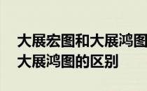 大展宏图和大展鸿图有什么区别 大展宏图和大展鸿图的区别