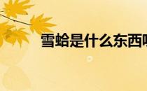 雪蛤是什么东西呢（雪蛤是什么）