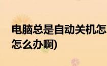 电脑总是自动关机怎么办(电脑总是自动关机怎么办啊)