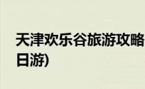 天津欢乐谷旅游攻略(天津欢乐谷旅游攻略一日游)