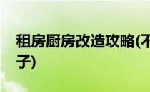 租房厨房改造攻略(不小心租到厨房改造的房子)