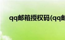 qq邮箱授权码(qq邮箱授权码在哪里找)