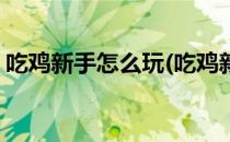 吃鸡新手怎么玩(吃鸡新手怎么玩手机版教程)