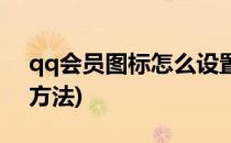 qq会员图标怎么设置(qq会员图标怎么设置方法)