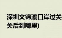 深圳文锦渡口岸过关去小攻略(文锦渡口岸过关后到哪里)