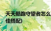 天天酷跑守望者怎么搭配(天天酷跑望天犼最佳搭配)