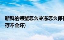 新鲜的螃蟹怎么冷冻怎么保存(新鲜的螃蟹怎么冷冻?怎么保存不会坏)