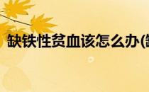 缺铁性贫血该怎么办(缺铁性贫血该怎么办?)