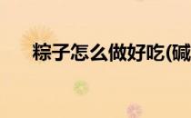 粽子怎么做好吃(碱水粽子怎么做好吃)