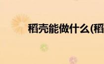 稻壳能做什么(稻壳能做什么图片)