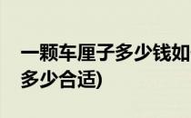 一颗车厘子多少钱如何挑选车厘子(车厘子买多少合适)