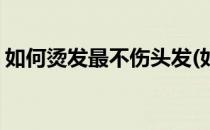 如何烫发最不伤头发(如何烫发最不伤头发男)