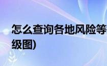 怎么查询各地风险等级(怎么查询各地风险等级图)