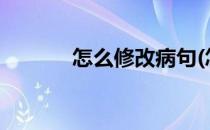 怎么修改病句(怎么修改病句?)