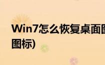 Win7怎么恢复桌面图标(win8怎么恢复桌面图标)