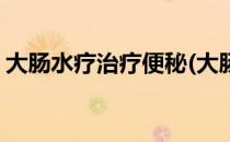 大肠水疗治疗便秘(大肠水疗治疗便秘的原理)