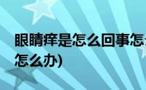 眼睛痒是怎么回事怎么办(眼睛痒是怎么回事,怎么办)