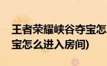 王者荣耀峡谷夺宝怎么进入(王者荣耀峡谷夺宝怎么进入房间)