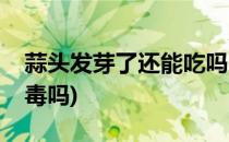 蒜头发芽了还能吃吗(蒜头发芽了还能吃吗有毒吗)