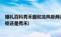 婚礼百科秀禾服和龙凤褂两者有什么区别?(中式婚礼穿龙凤褂还是秀禾)