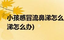 小孩感冒流鼻涕怎么办(一周岁小孩感冒流鼻涕怎么办)
