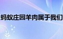 蚂蚁庄园羊肉属于我们通常所说的“白肉”吗
