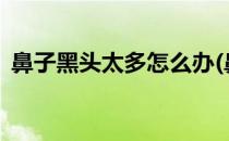 鼻子黑头太多怎么办(鼻子黑头太多怎么办?)
