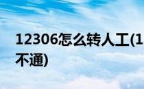 12306怎么转人工(12306怎么转人工客服打不通)