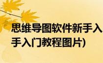 思维导图软件新手入门教程(思维导图软件新手入门教程图片)