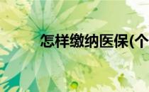 怎样缴纳医保(个人怎样缴纳医保)